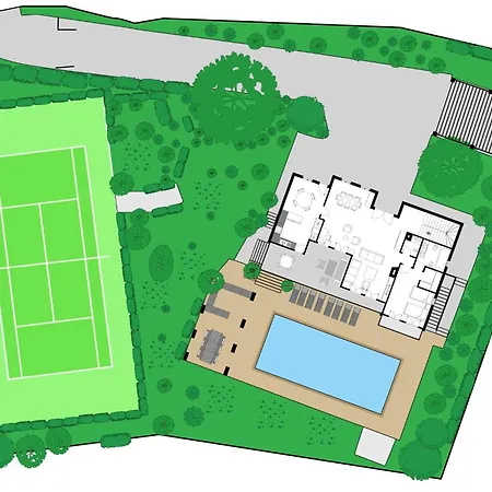 151 Luxury - Private Pool And Tennis Court فيلة *